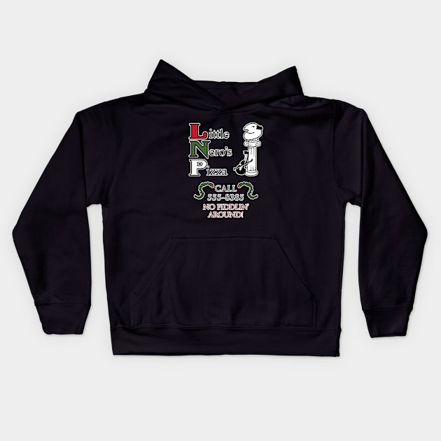 Little Nero's Pizza Kids Hoodie by Scar